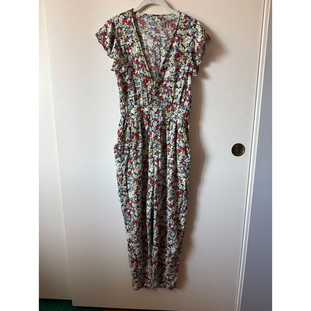 Free People Ruffle your Feathers Jumpsuit XS - Picture 3 of 6